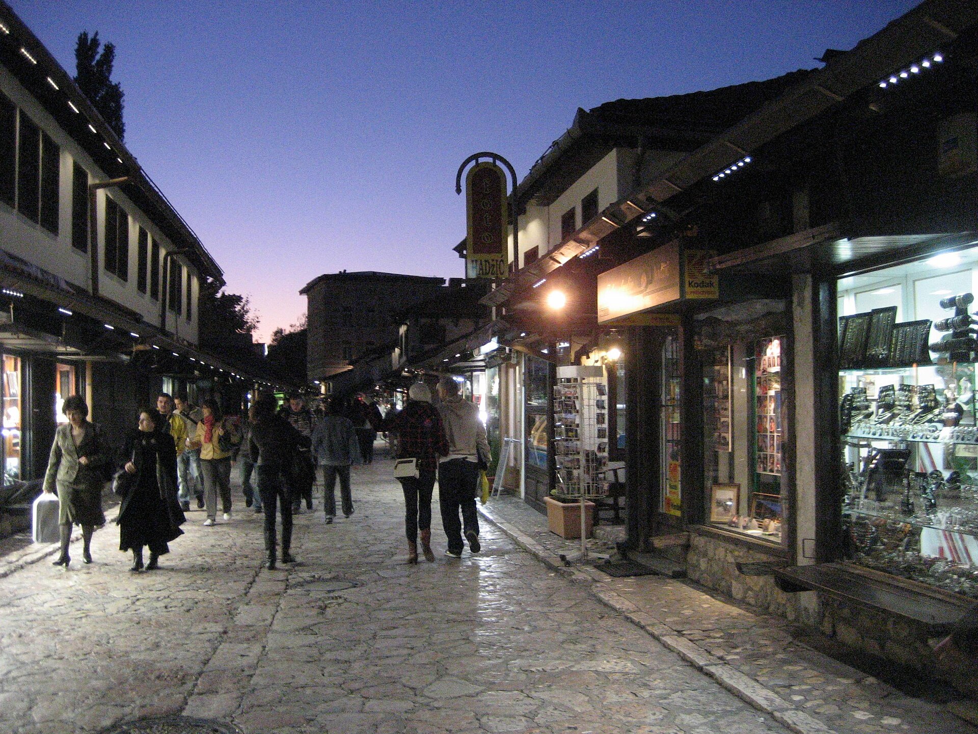 Bascarsija in Sarajevo